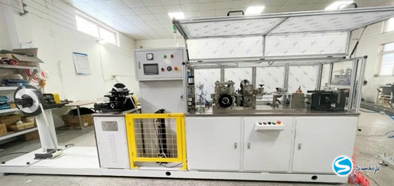 1.5-2mm Tube ±0.1mm Accuracy PLC Controlled Aluminum Radiator Fin Machine
