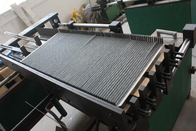 2 Rows Radiator Core Builder Machine Aluminum 5mm Fin Height