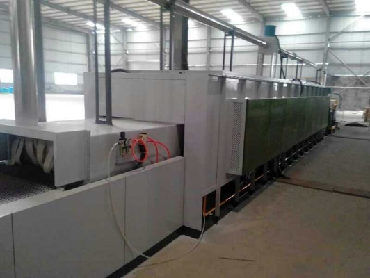 Air Cooling Industrial 900mm/Min Aluminum Continuous Brazing Furnace 700KW