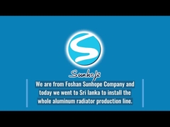 linha de produção de alumínio do radiador