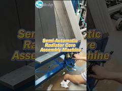 Solução de montagem de núcleo grande para fabricação de trocadores de calor