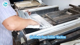 Máquina construtora de núcleo semiauto